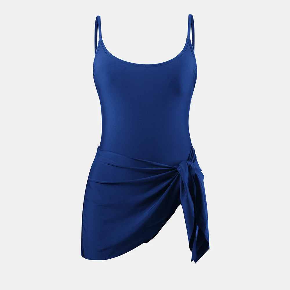 Knotted One-Piece Swimsuit Dress “Ariana”
