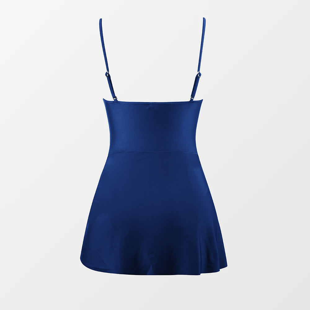Knotted One-Piece Swimsuit Dress “Ariana”