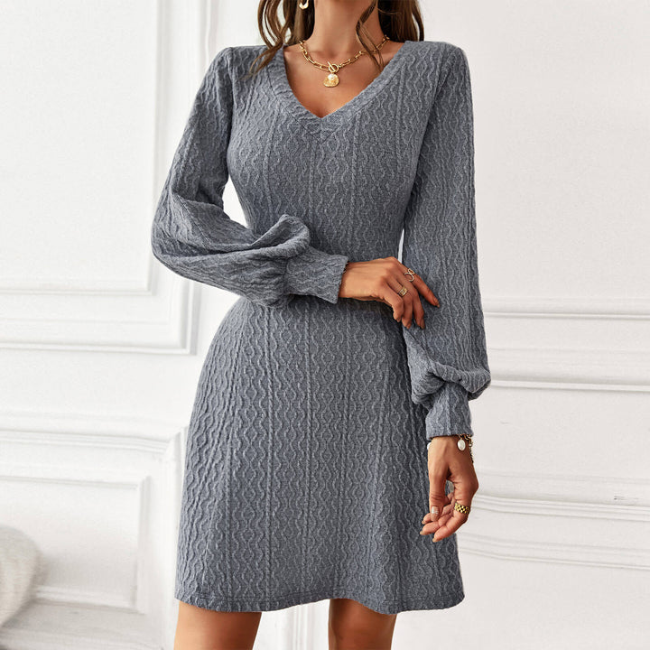 V-Neck Sweater Dress “Stella”