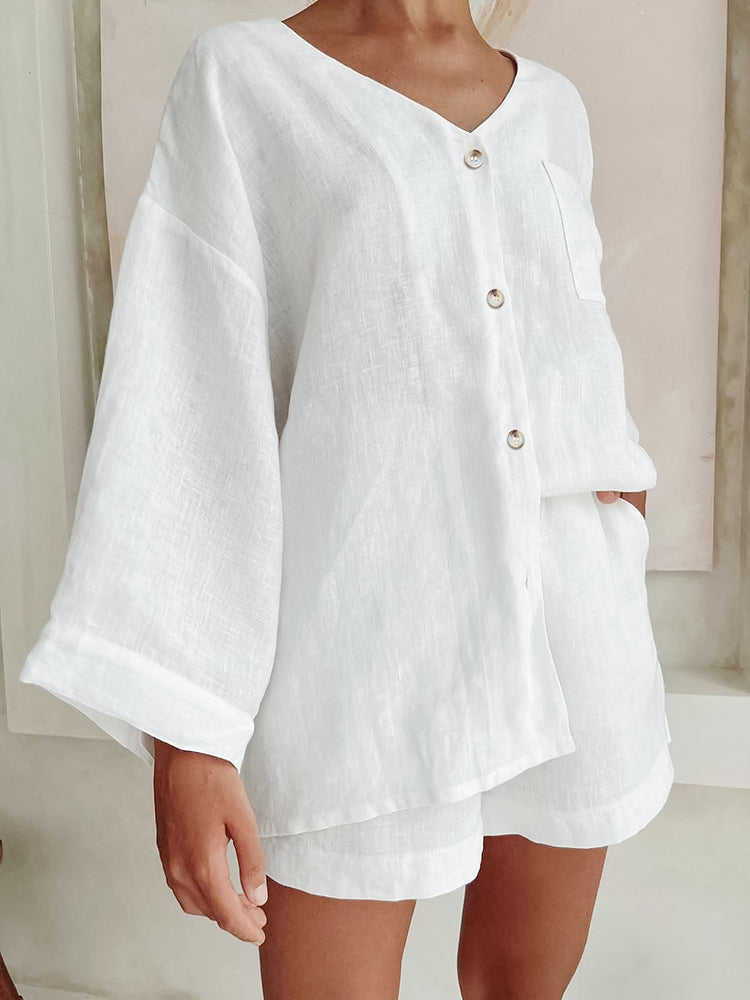 Cotton Suits With Shorts “Alaina”