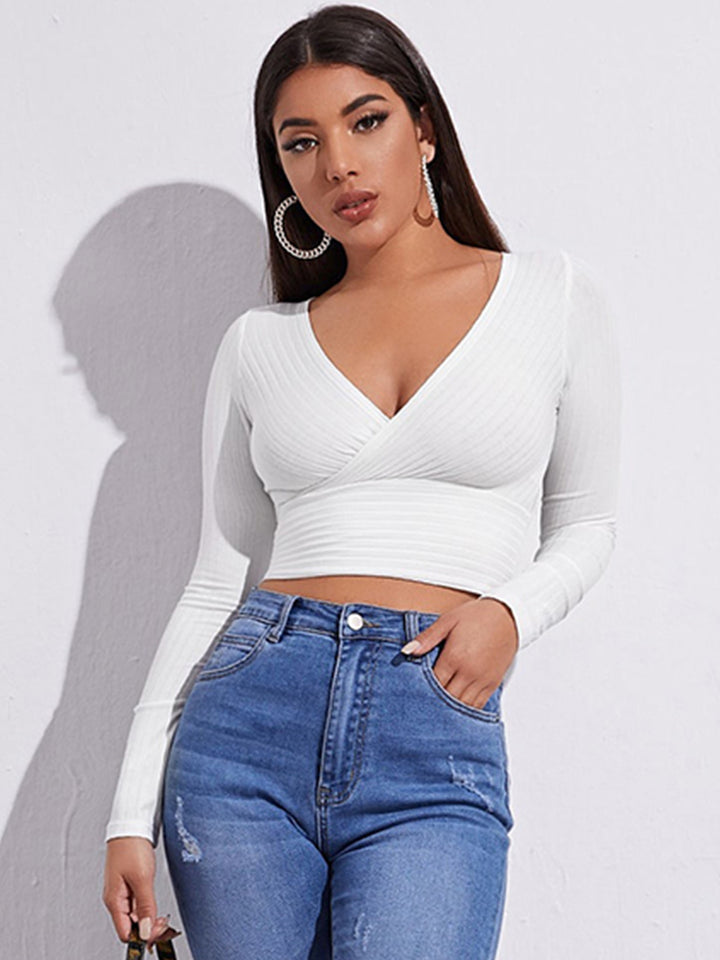 Ribbed Knitted Elastic Top “Kelsey”