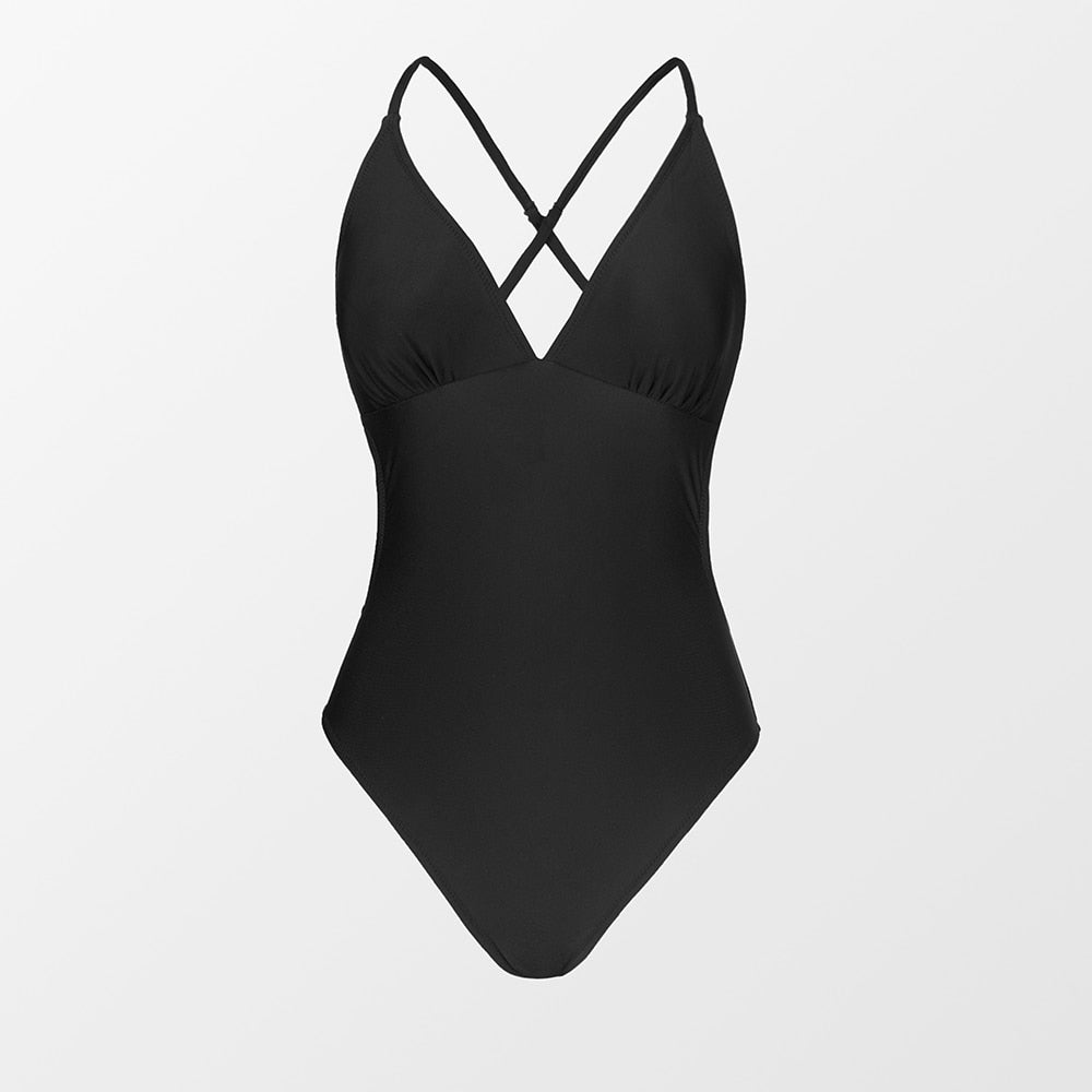 Solid One-piece Swimsuit “Kai”